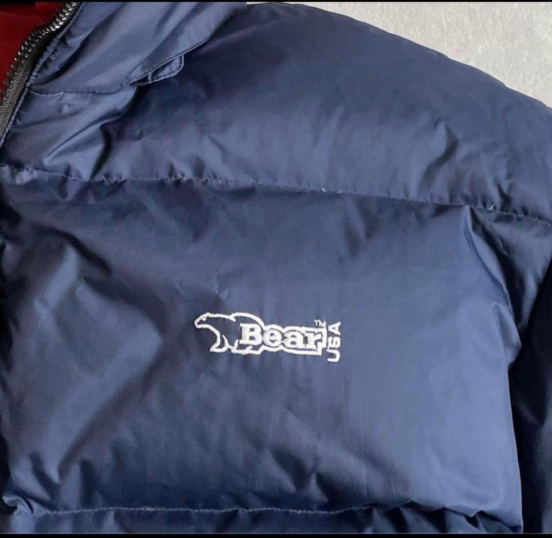 90s Bear USA ベアー リバーシブル 肉厚 ダウン ジャケット 90s Bear USA ベアー リバーシブル 肉厚 ダウン ジャケット