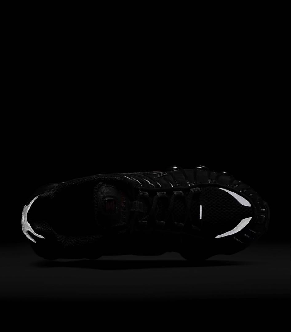 靴 Nike Shox TL Black and Max Orange 25cm