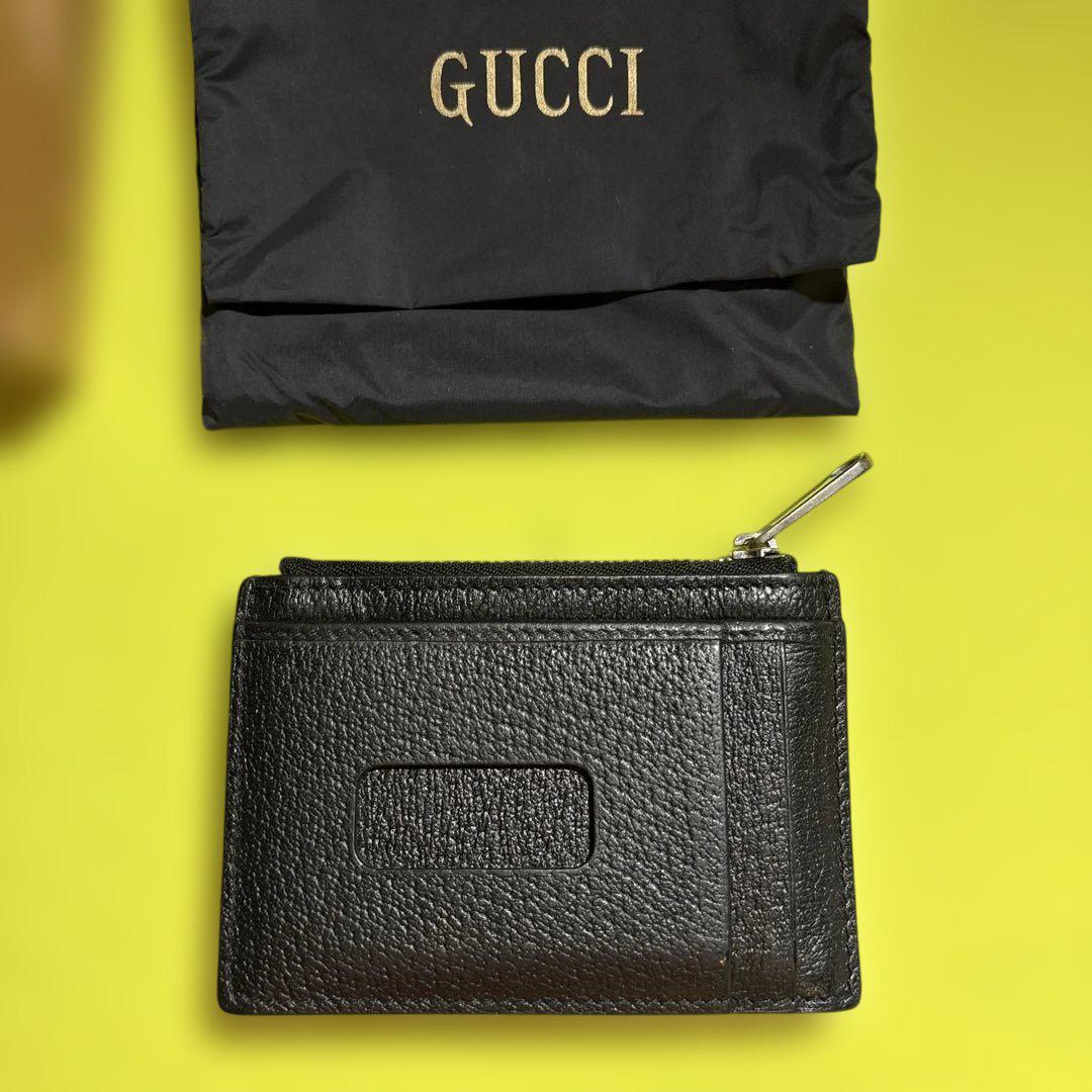 GUCCI　グッチ　カードケース　財布　オフザグリッド　コインケース GUCCI（グッチ）⭐️オフザグリット パスケース コインケース 黒