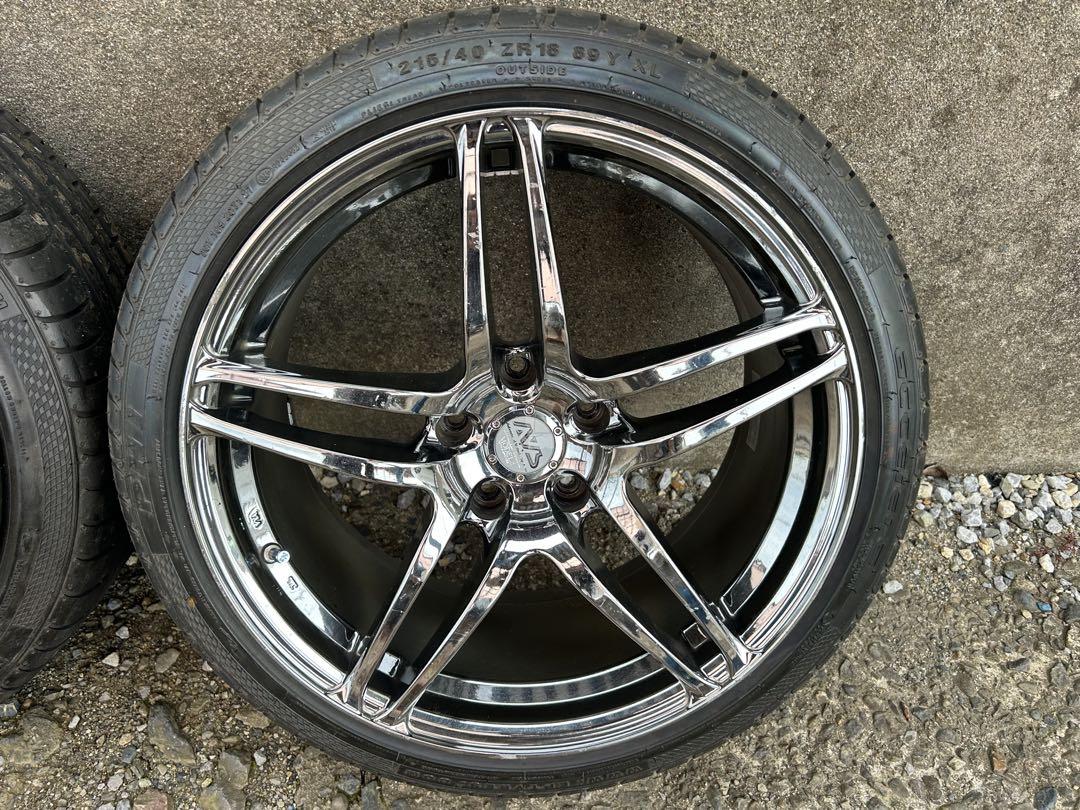 YOKOHAMA AVS MODEL5 18インチ　8j 9j 114.3 5穴