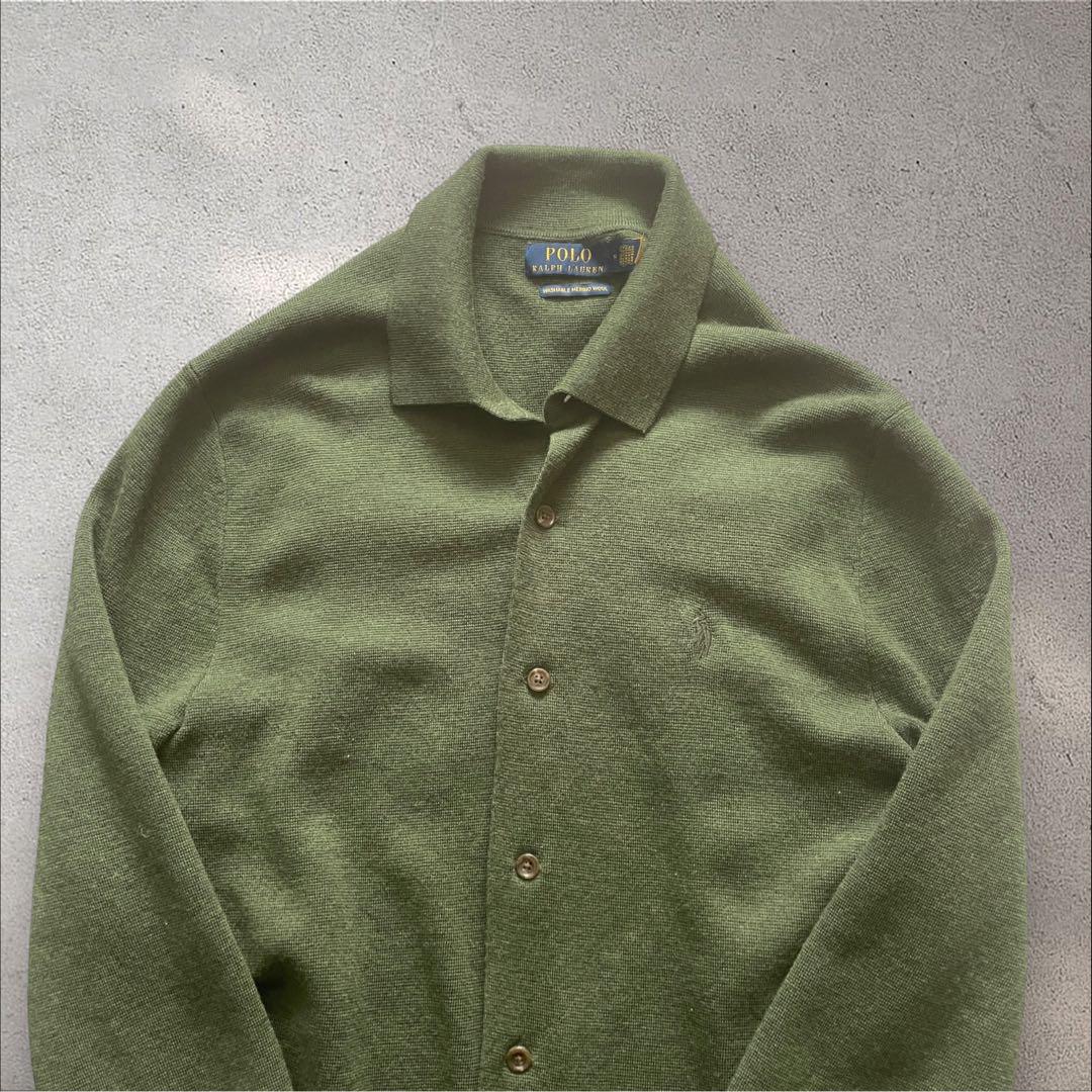 Polo Ralph Lauren メリノウール カーディガン M