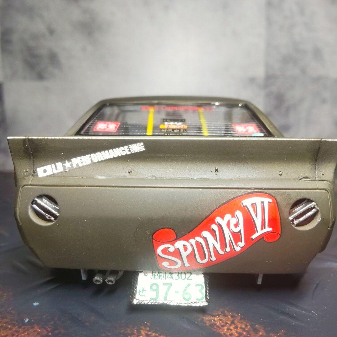 アオシマ1/24LB-WORKSケンメリ2Dr改（特攻零仕様）塗装済完成品！！ アオシマ1/24LB☆WORKSケンメリ2Dr零Fighter仕様塗装済完成品