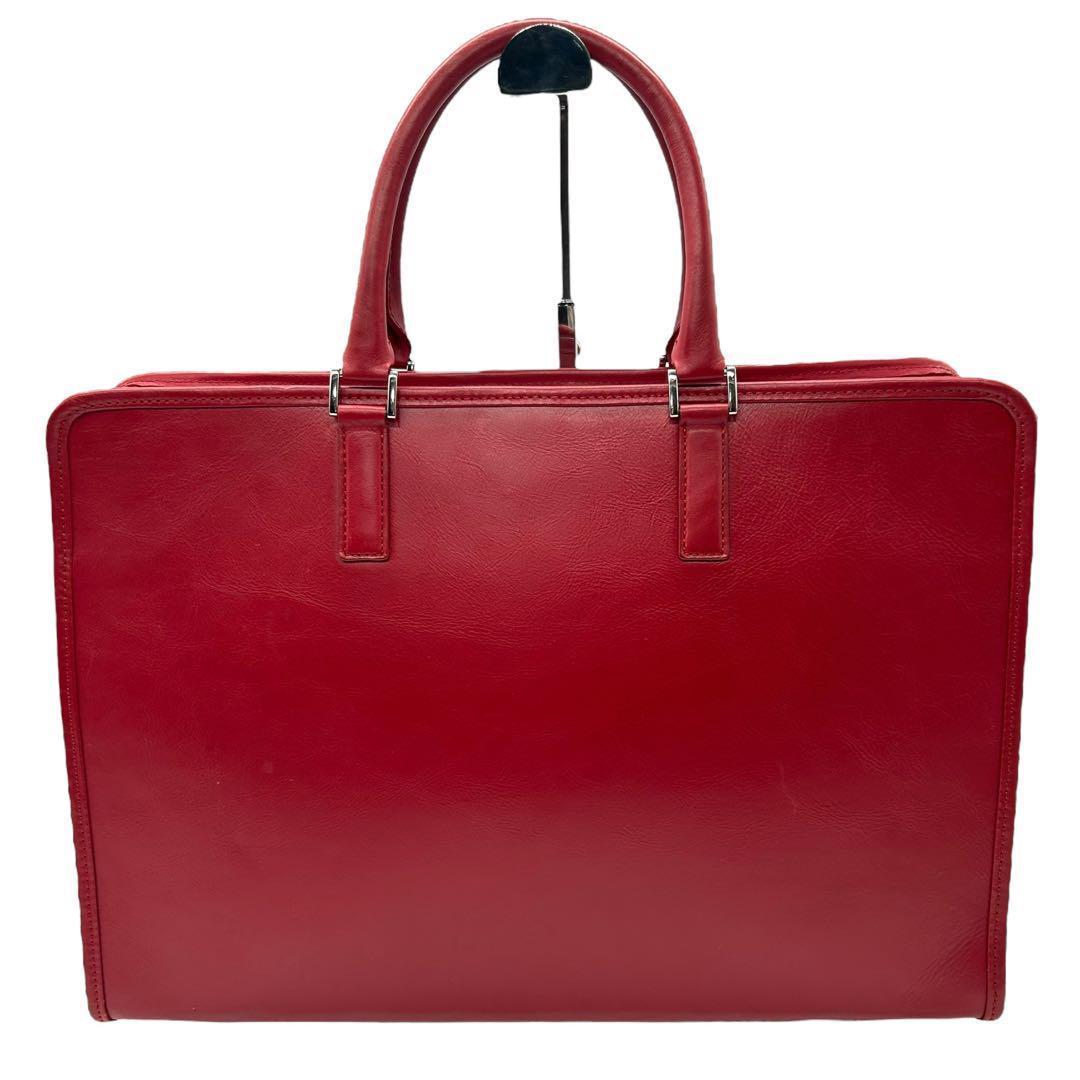 未使用級 BUSINESS LEATHER FACTORY ビジネスバッグ A4