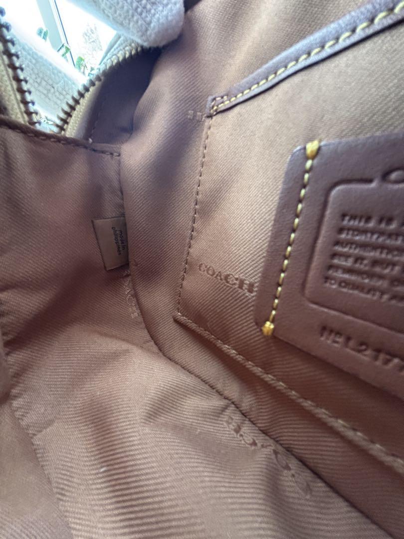 美品 COACH ショルダー サコッシュC7956 アイボリー系白
