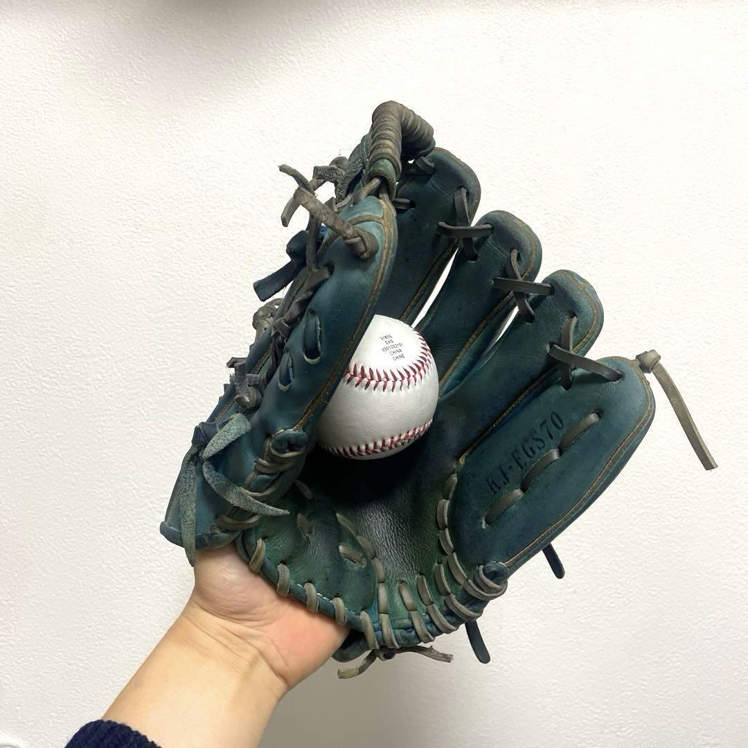 スラッガー 江頭重利 型抜群 即戦力 軟式 内野手用グローブ