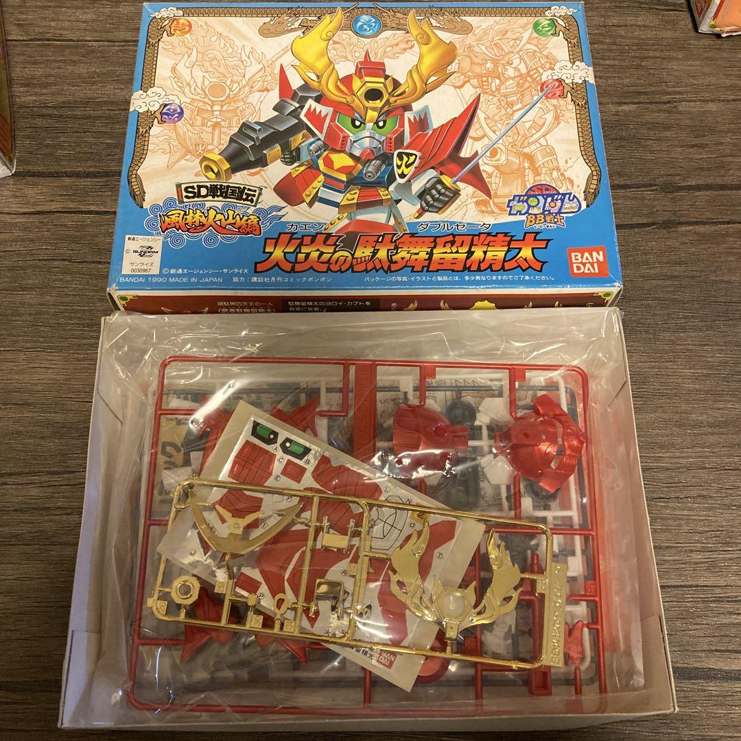 火炎のダブルゼータ　SDガンダム BB戦士　SD戦国伝　プラモデル　5個セット