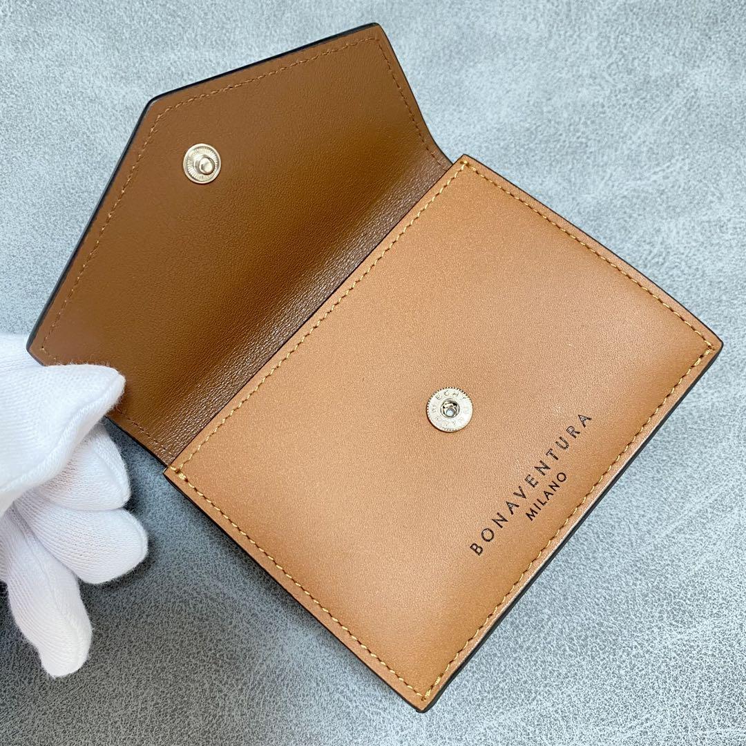 【未使用】限定品 ボナベンチュラ スモールウォレット スムースレザー キャメル 【未使用】限定品 ボナベンチュラ スモールウォレット スムースレザー キャメル
