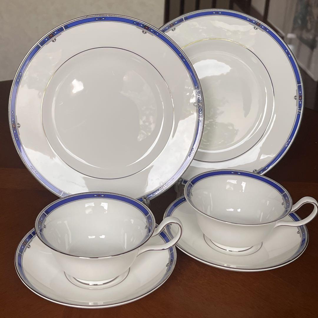 【黒壺美品】英国製　ウェッジウッド★キングスブリッジ★トリオ　ペア