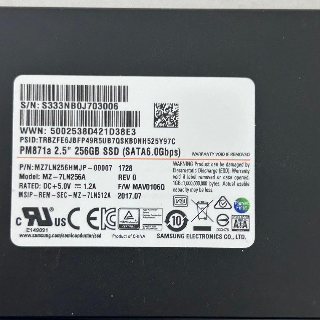 8個セット 256GB 2.5 SATA SSD まとめ 大量 複数