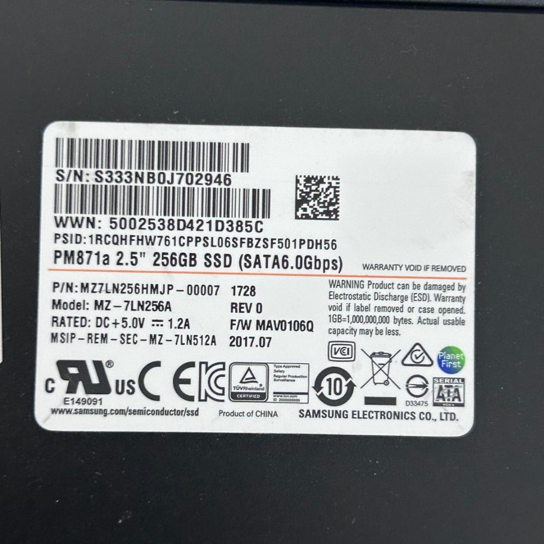 8個セット 256GB 2.5 SATA SSD まとめ 大量 複数