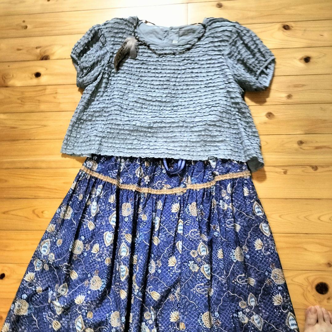 ご予約品です Rene ❁ Flower ボウタイ blouse 36