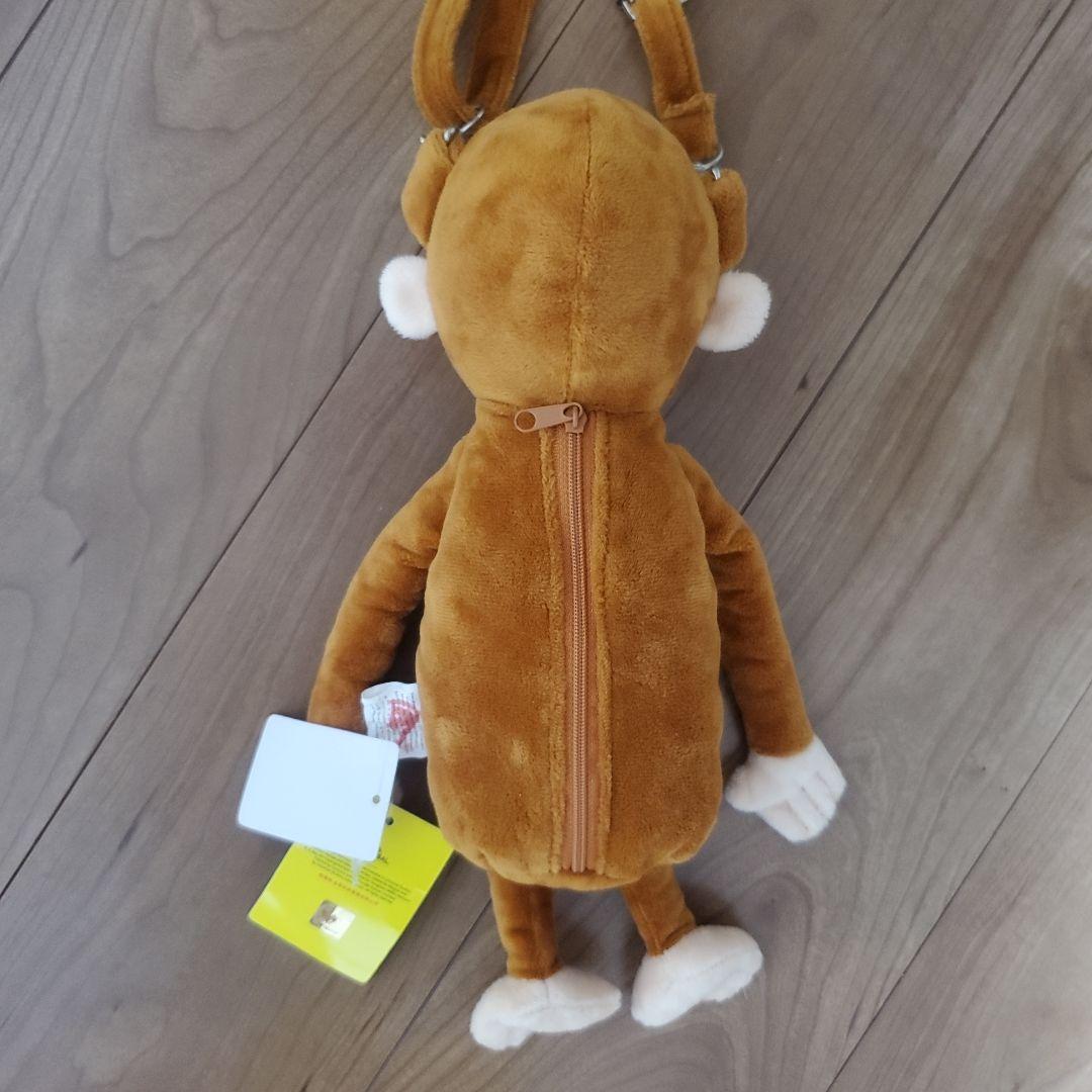 おさるのジョージ ぬいぐるみショルダーポーチ バッグ