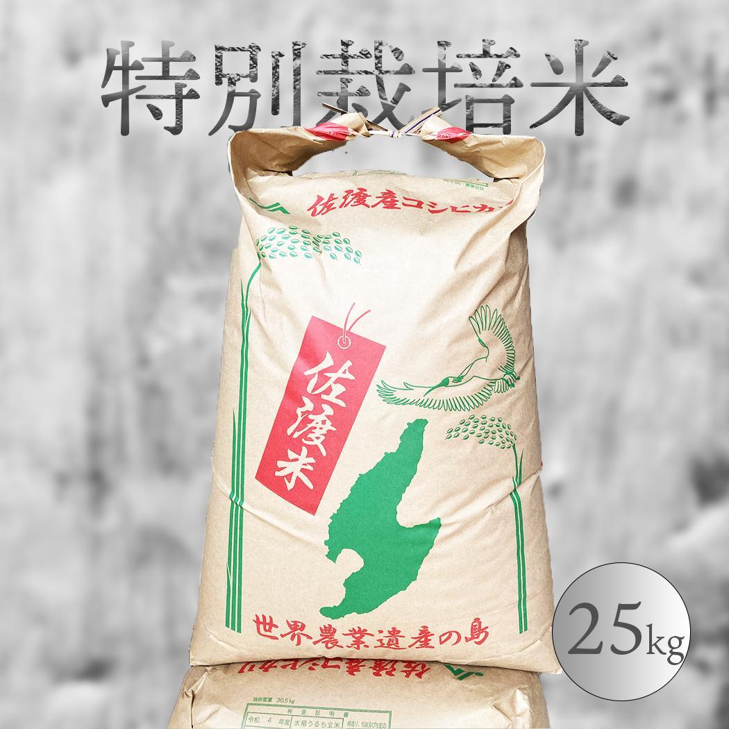 ☆極上米☆【R5年産】佐渡産コシヒカリ ー特別栽培米ー 25kg