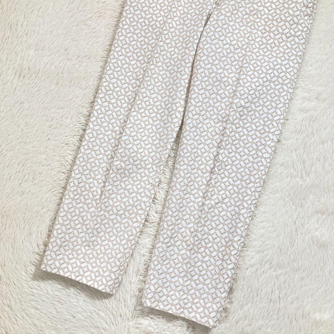 極美品 トゥモローランド コレクション クロップドパンツ 刺繍 総柄