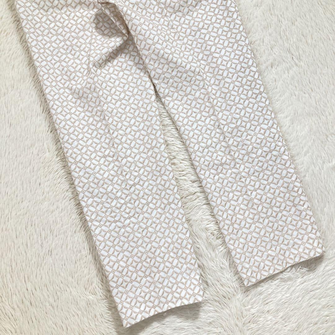 極美品 トゥモローランド コレクション クロップドパンツ 刺繍 総柄