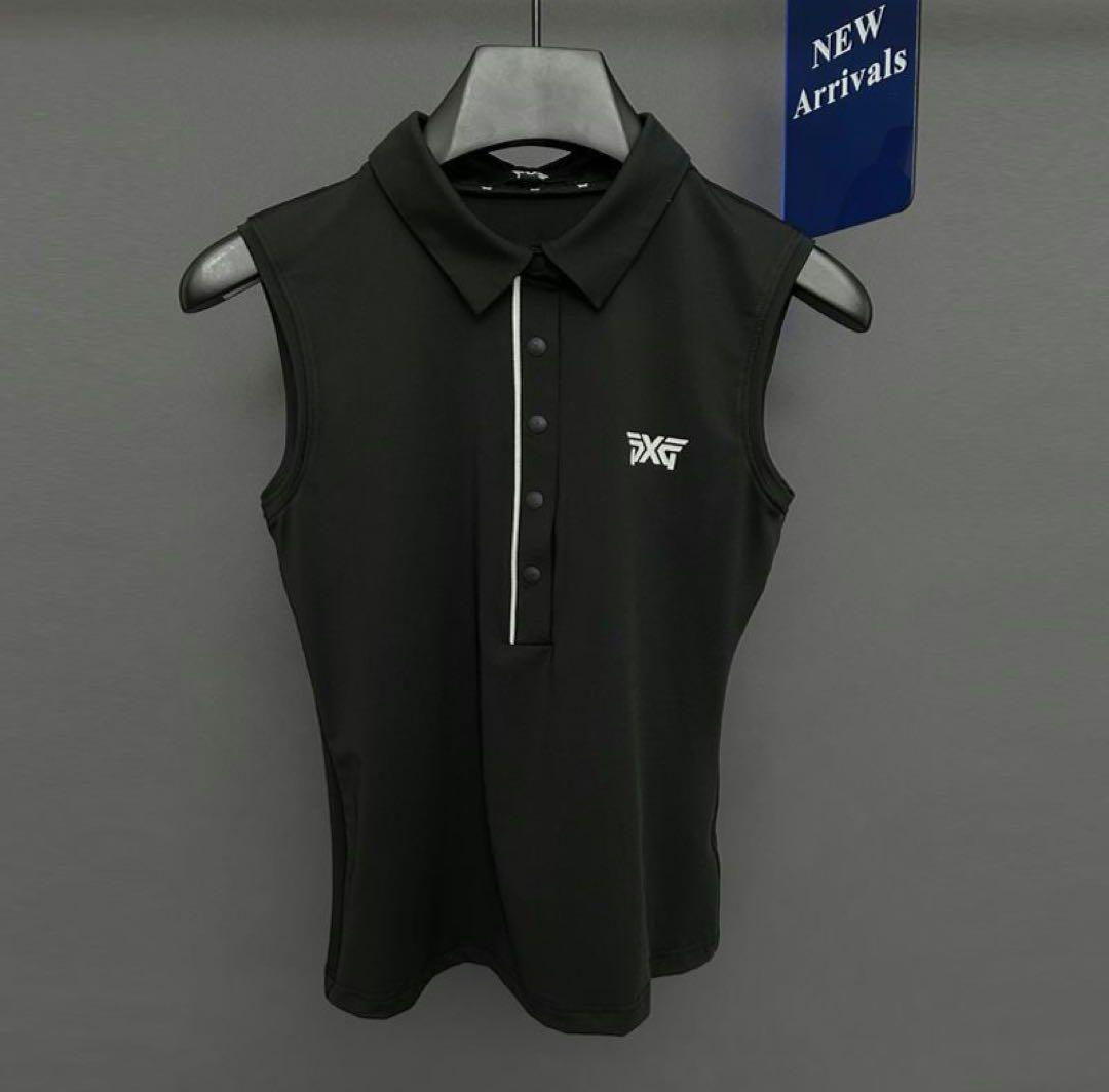 PXG ゴルフ ウェア レディース ベスト ポロシャツ 夏 新品