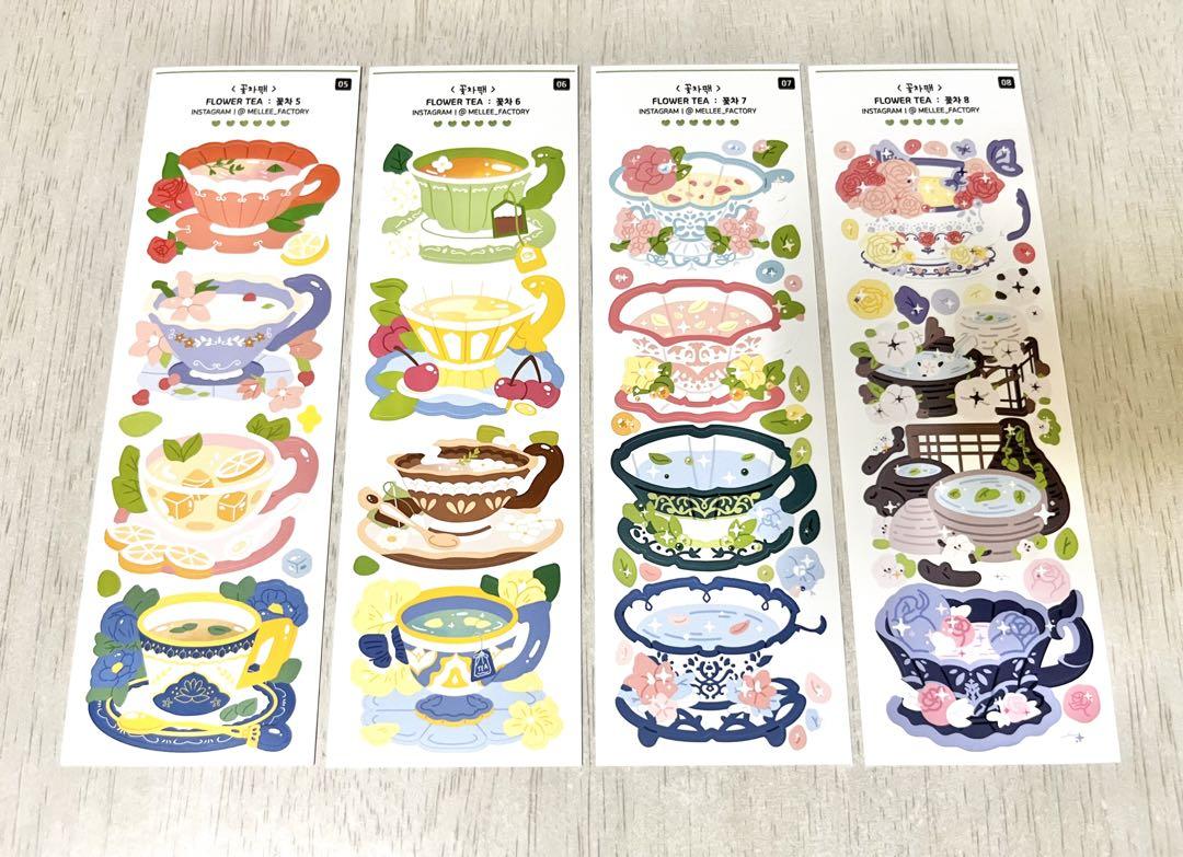 355シール韓国作家ステッカートレカトレカデコダイアリー