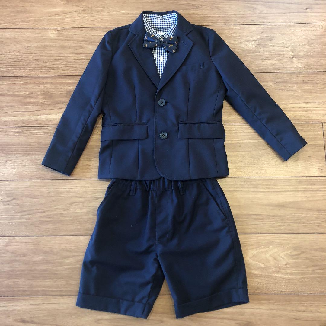 【美品】バーバリー キッズ フォーマル 4点セット ハーフパンツ 120 美品】バーバリー キッズ フォーマル 4点セット ハーフパンツ