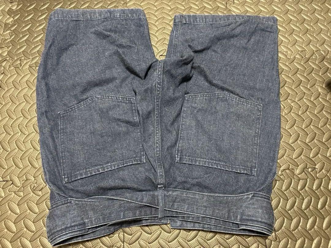 COMOLI ベルテッドデニムショートパンツ 0 インディゴ K01-03014