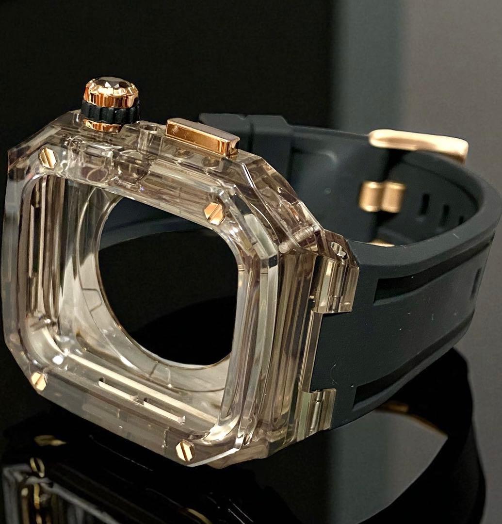 アップルウォッチバンドラバーベルトカバー AppleWatch ケース/3-44