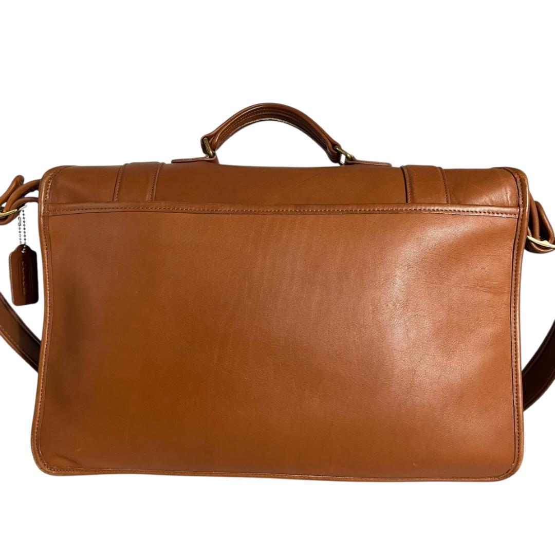 COACH/オールドコーチ 5274 オールレザー ビジネスバッグ ターンロック