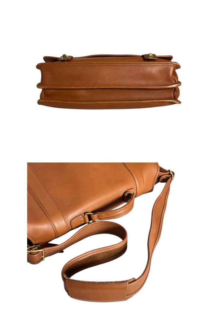 COACH/オールドコーチ 5274 オールレザー ビジネスバッグ ターンロック