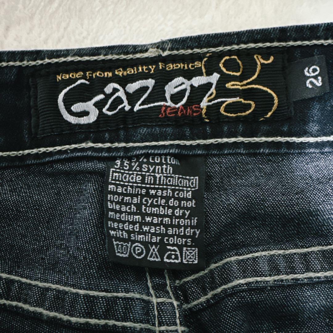 未使用】【希少】 GAZOZ JEANS フレア デニムジーンズ