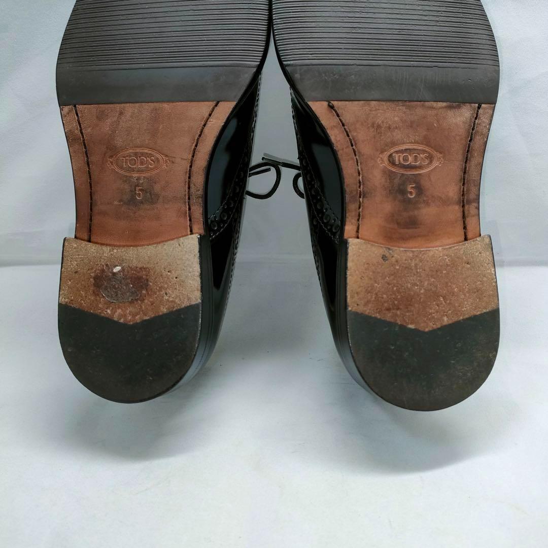 TOD'S/トッズ/ビジネス/カジュアル/ウィングチップ/ブラック/24cm