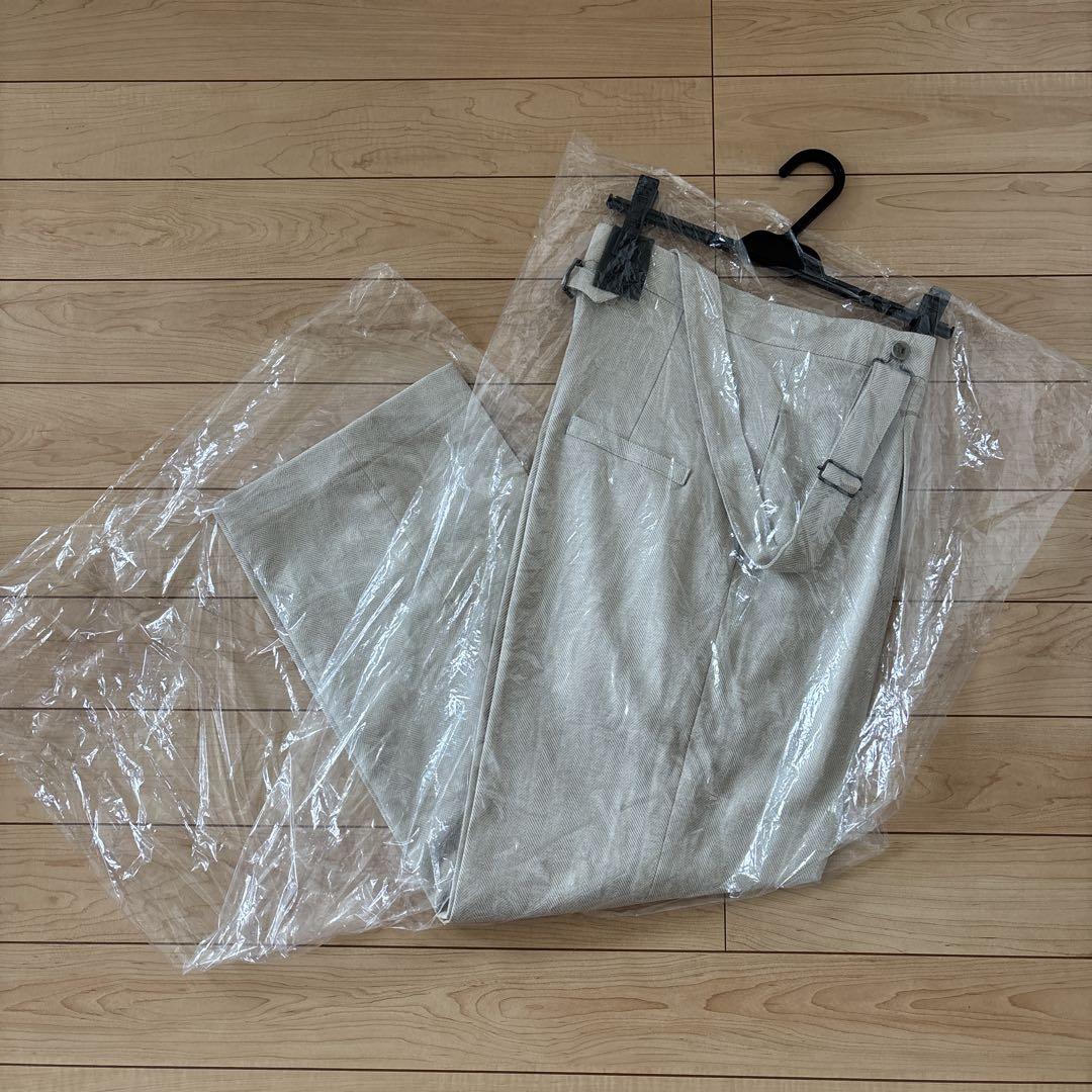 T.japan ヘリンボーンサロペット