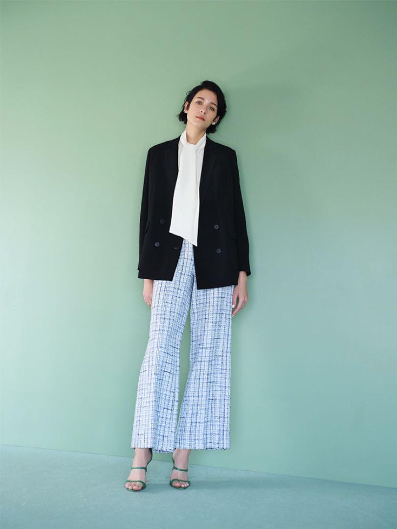 極美品　セオリー リュクス　murph row crepe ネイビー