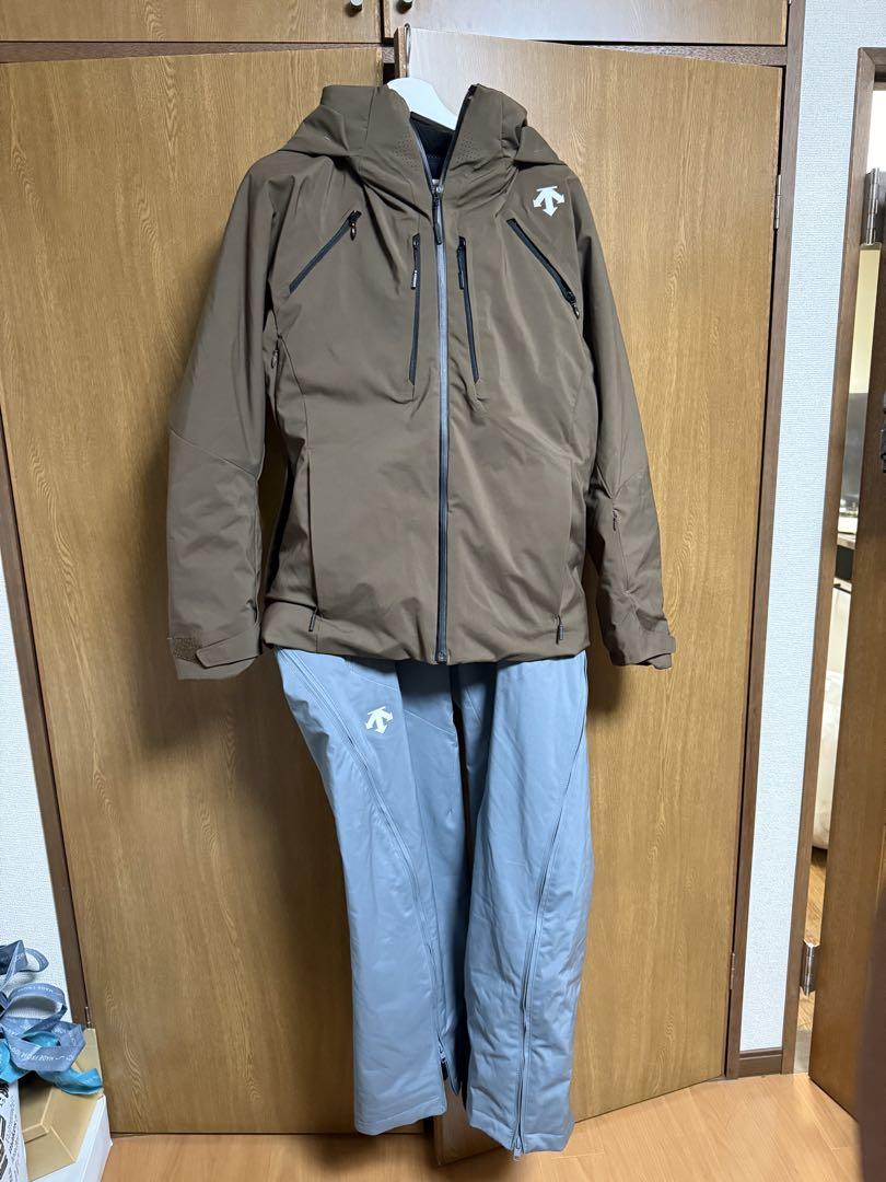 美品 DESCENTE デサント スキーウェア L フルオープンパンツ