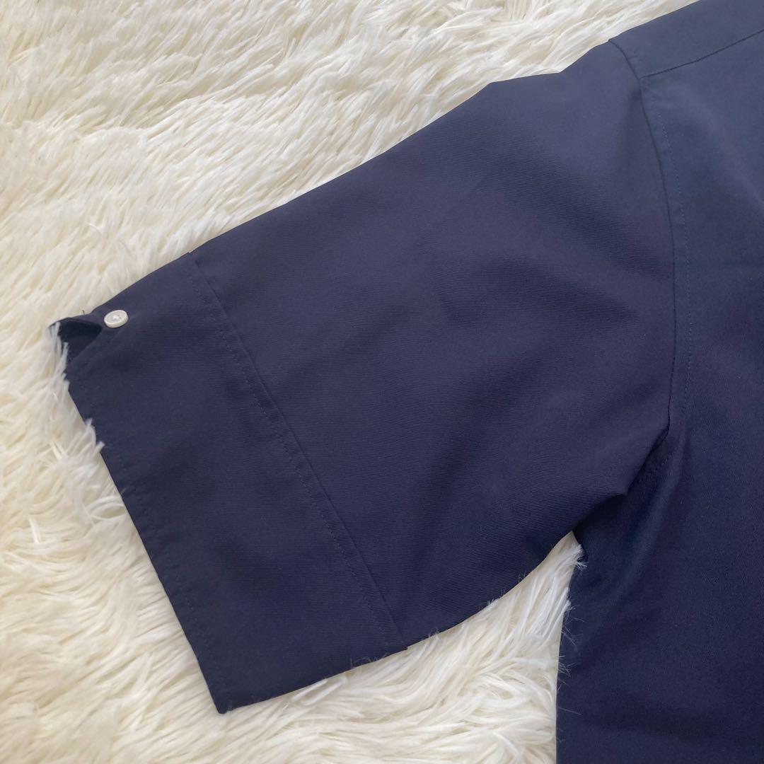 FRED PERRY x Ray BEAMS♡極美品　リブカラーシャツ ネイビー FRED PERRY x Ray BEAMS♡極美品 リブカラーシャツ ネイビー