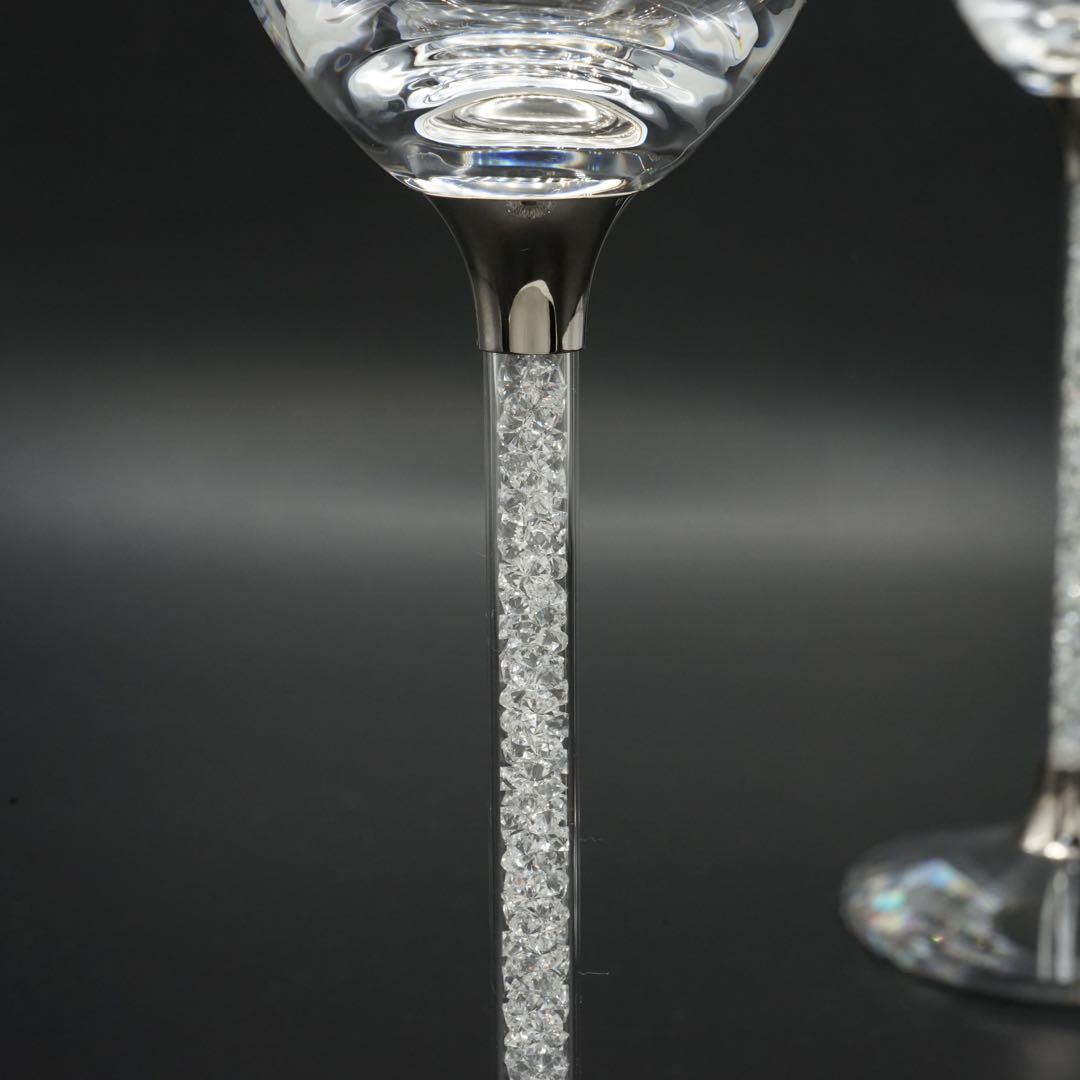 スワロフスキー SWAROVSKI ペア シャンパン グラス クリスタル スワロフスキー SWAROVSKI ペア シャンパン グラス クリスタル