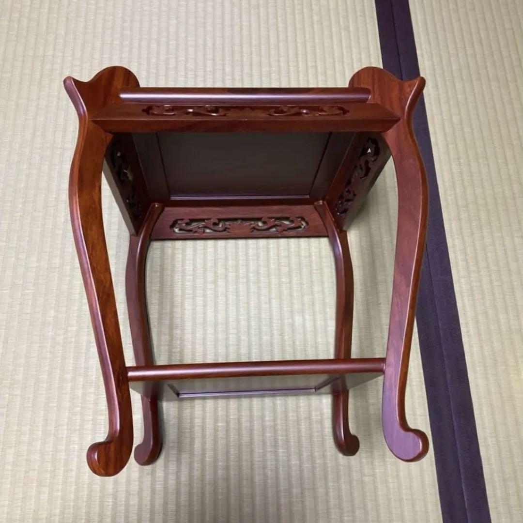 木製台　台座　飾り台　花台　敷き台　香炉台　昭和レトロ 八足台 飾り台 香炉台 花台 仏教美術 神棚 日本の道具