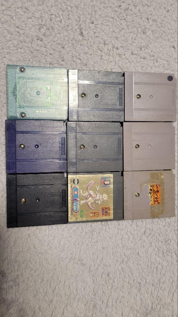 ゲームボーイソフトのみ　ポケットモンスター 赤 緑 黄 銀 金 クリスタル GB