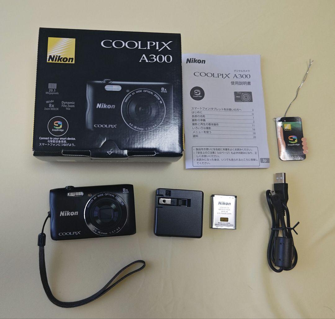 ★1回のみ使用! 美品です!! Nikon COOLPIX A300 画像1