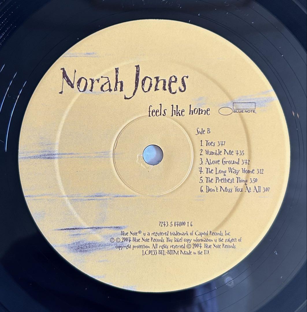 【美品LP】NORAH JONES / FEELS LIKE HOME レコード