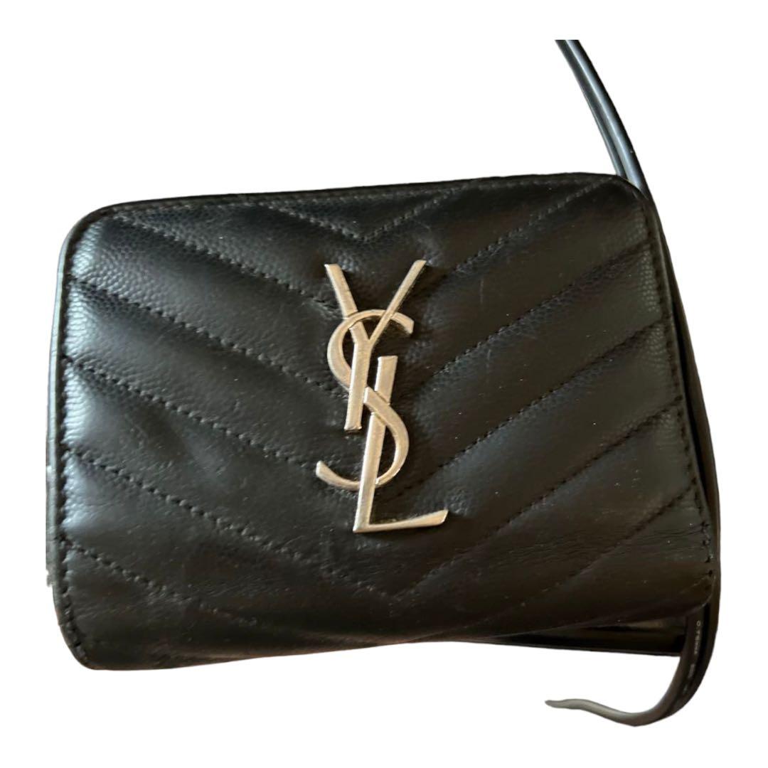 宅配便配送 YVES LAURENT財布折りたたみ SAINT 折り財布 - www