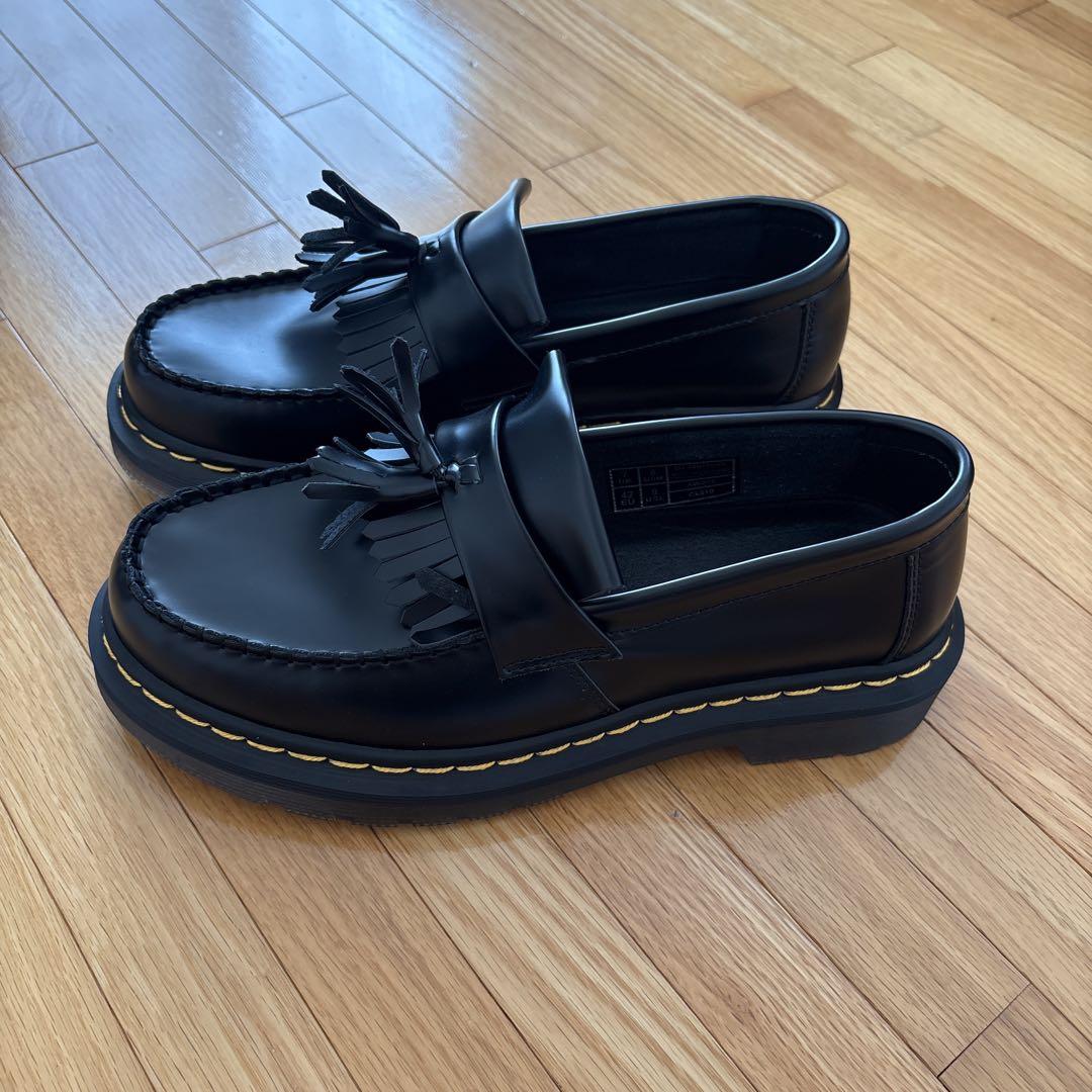 Dr. Martens フリンジ付きローファー 黒　タッセルローファー