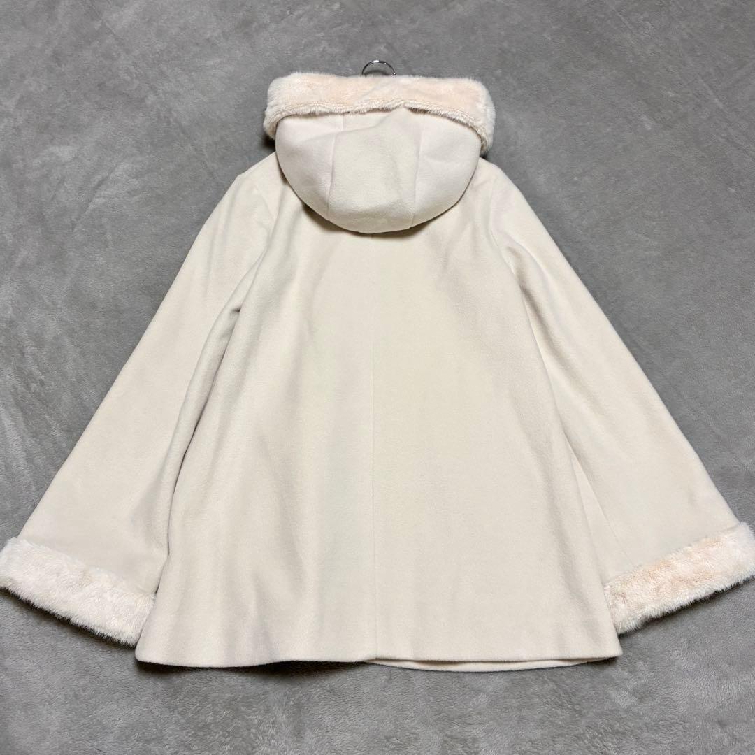 大人気✨ミシェルマカロン 美シルエット♡Aラインコート フード ファー ウール混 人気・おすすめ｜省スペース設計・旅行向けにおすすめ 公式 プライバシー配送