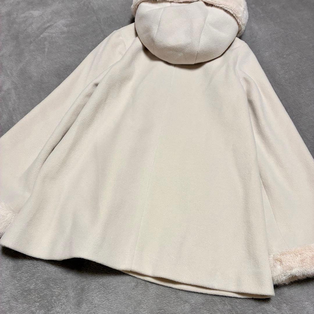 大人気✨ミシェルマカロン 美シルエット♡Aラインコート フード ファー ウール混 人気・おすすめ｜省スペース設計・旅行向けにおすすめ 公式 プライバシー配送