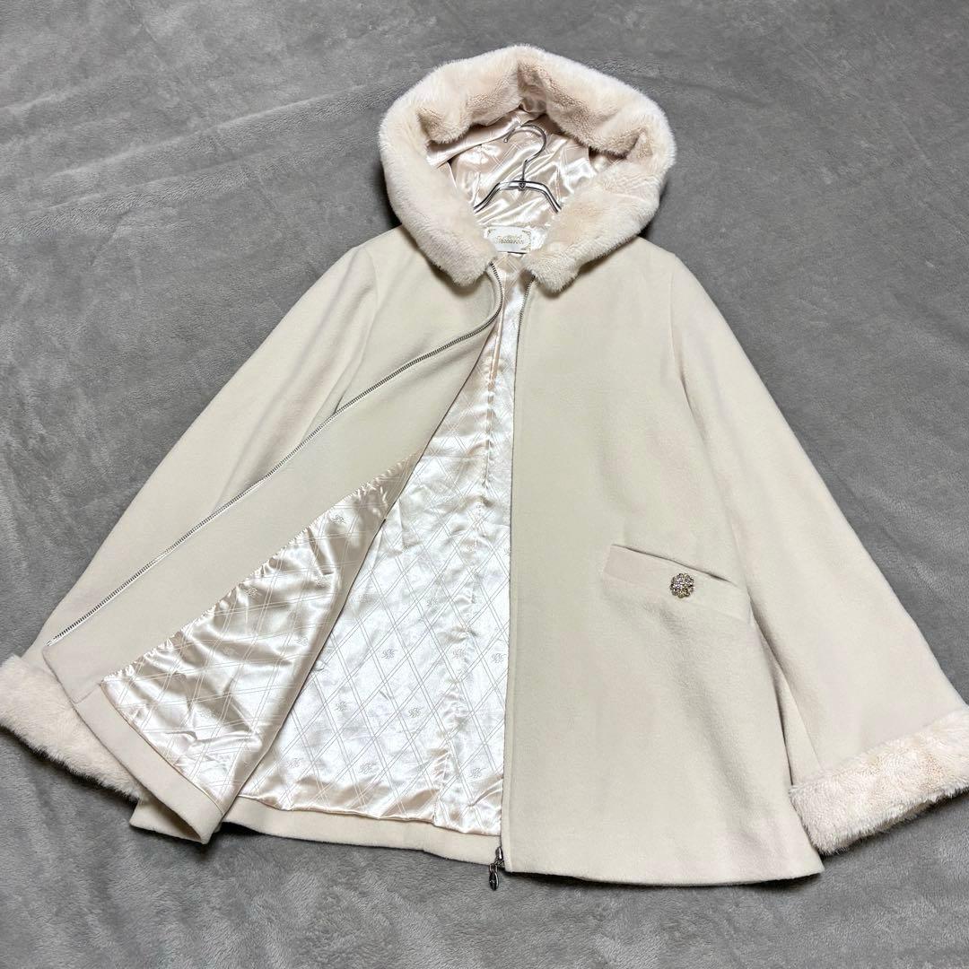 大人気✨ミシェルマカロン 美シルエット♡Aラインコート フード ファー ウール混 人気・おすすめ｜省スペース設計・旅行向けにおすすめ 公式 プライバシー配送