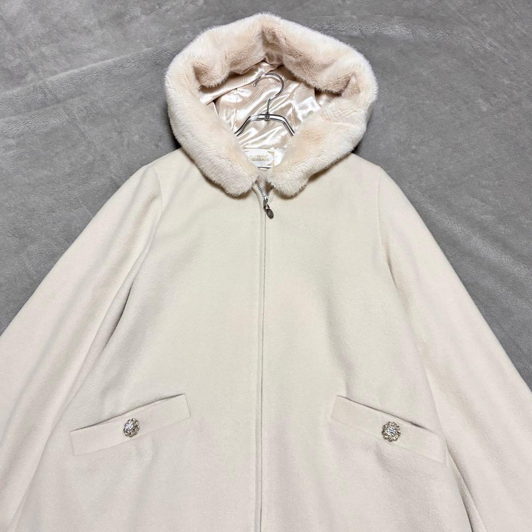 大人気✨ミシェルマカロン 美シルエット♡Aラインコート フード ファー ウール混 人気・おすすめ｜省スペース設計・旅行向けにおすすめ 公式 プライバシー配送