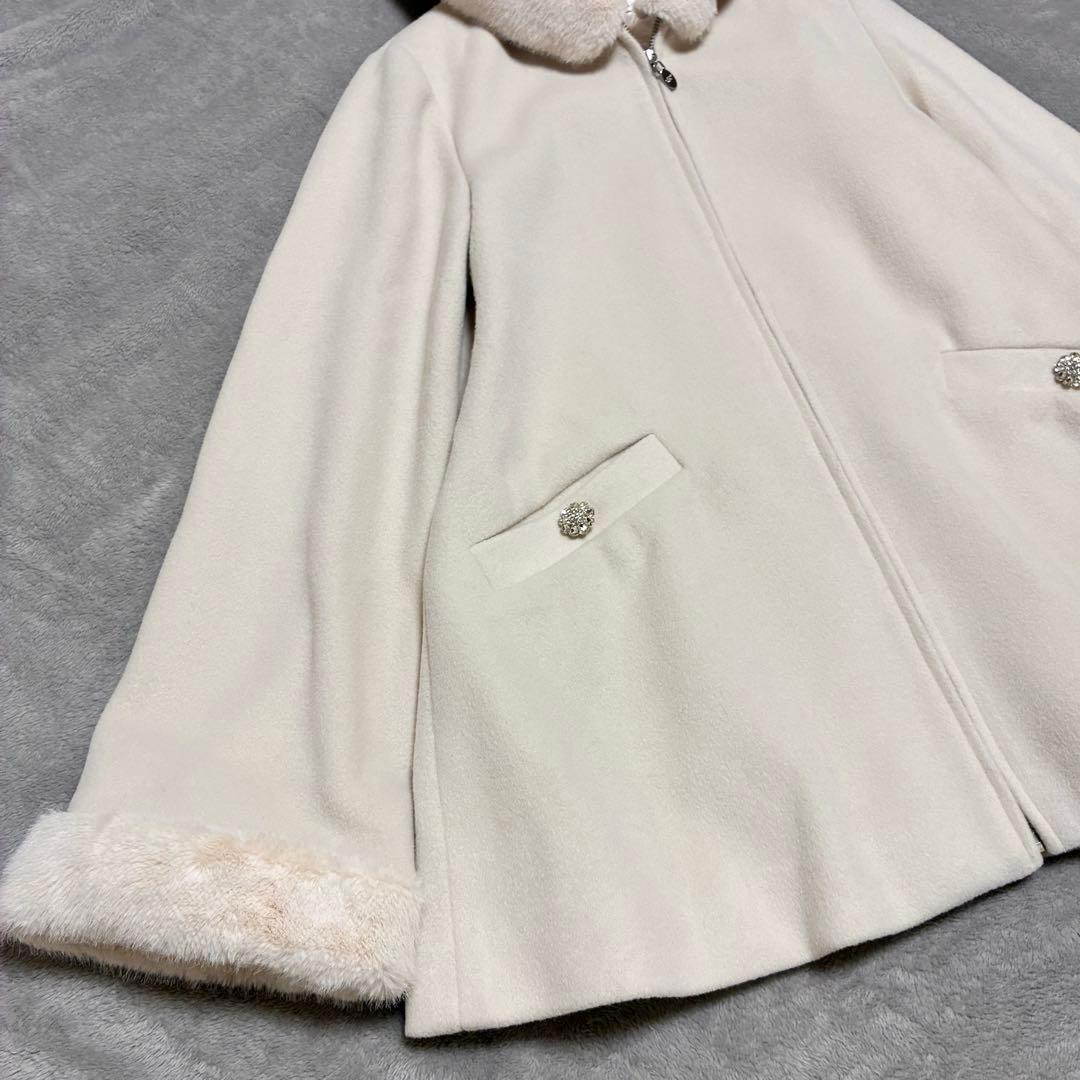 大人気✨ミシェルマカロン 美シルエット♡Aラインコート フード ファー ウール混 人気・おすすめ｜省スペース設計・旅行向けにおすすめ 公式 プライバシー配送