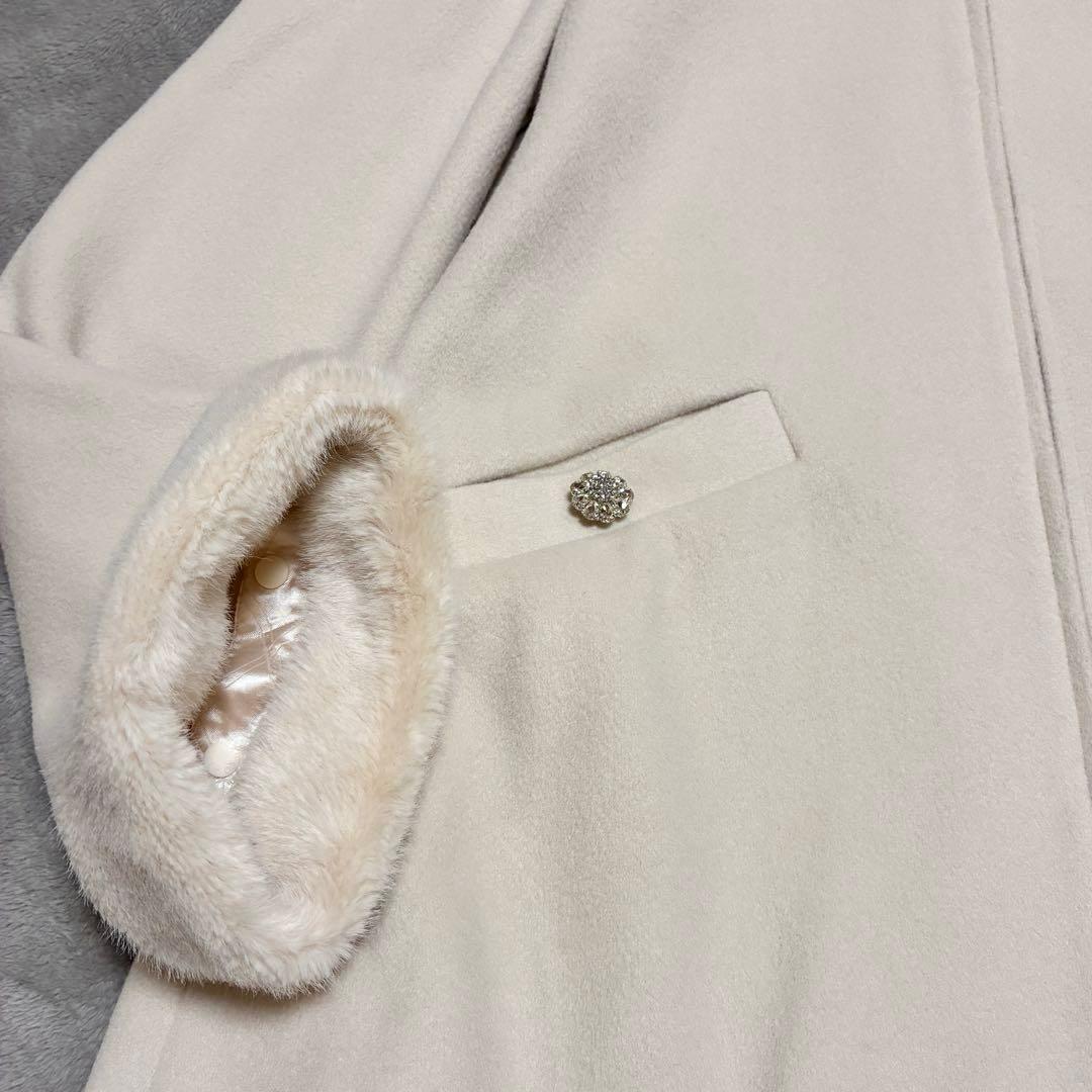 大人気✨ミシェルマカロン 美シルエット♡Aラインコート フード ファー ウール混 人気・おすすめ｜省スペース設計・旅行向けにおすすめ 公式 プライバシー配送