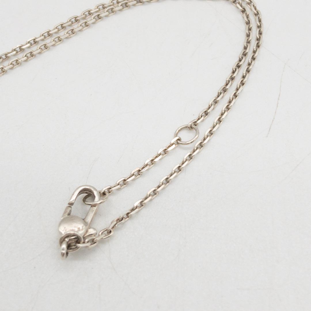 【お買い得】GUCCI ネックレス シルバー ハート Gロゴ SV925