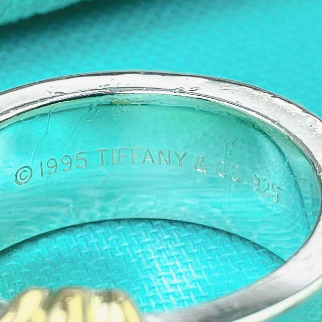 人気の雑貨がズラリ！ 美品✨ティファニー シルバー 約10号 リング コンビ グルーヴド アクセサリー