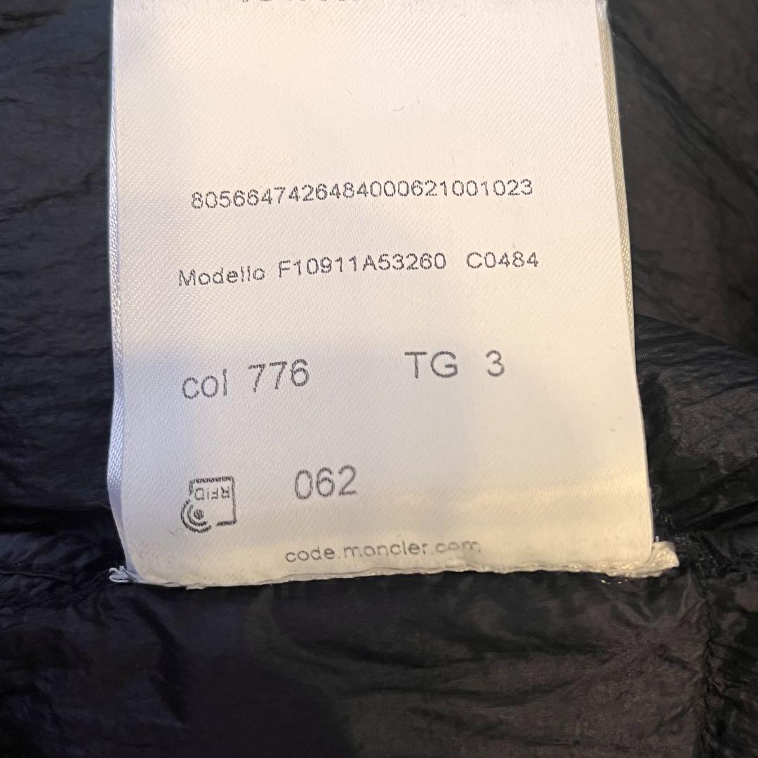 希少激レア 極美品 MONCLER ライトダウン OCTAVIEN 製品染め加工
