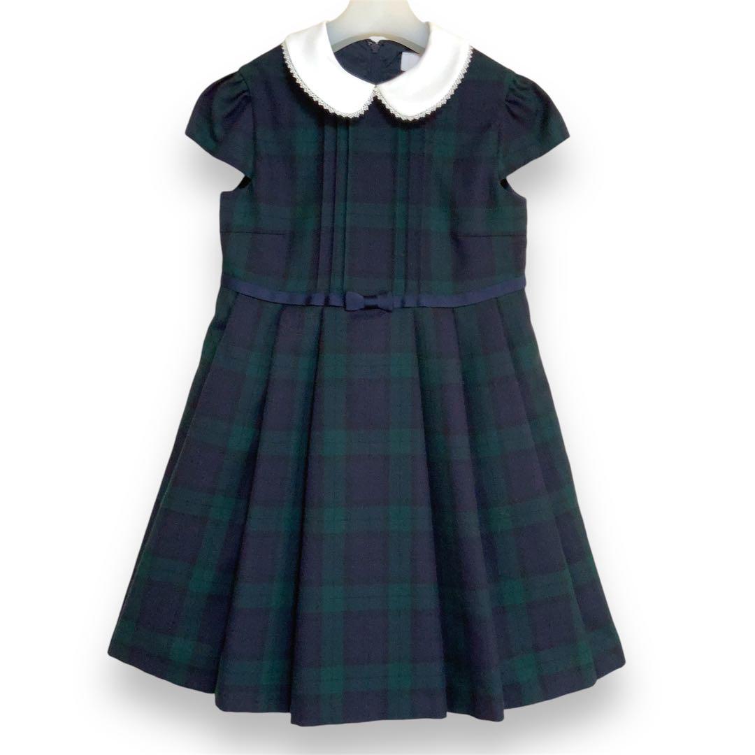 BEAMS グレー×チェック セレモニー 入学 卒園 発表会 フォーマル