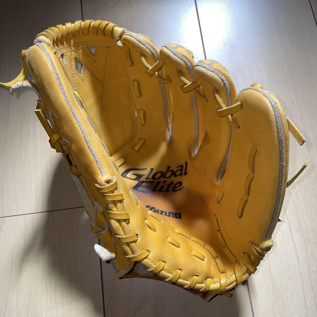 Mizuno Ace of Diamond イエロー グローブ